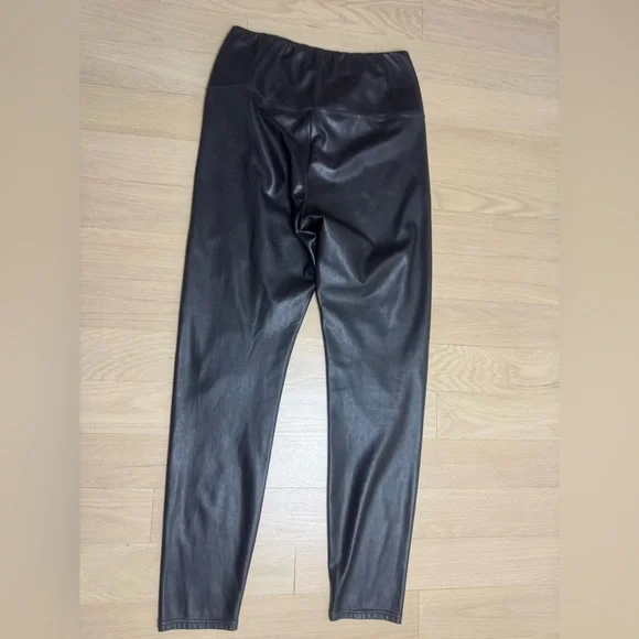 Aritzia Wilfred Free Daria Brown Vegan Leggings L - Picture 5 of 7